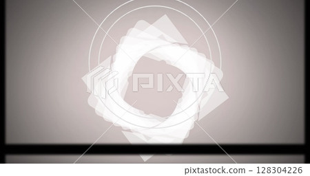 Overlapping geometric shapes forming artistic pattern for modern minimalist design Overlapping geometric shapes forming artistic pattern for modern minimalist design 128304226