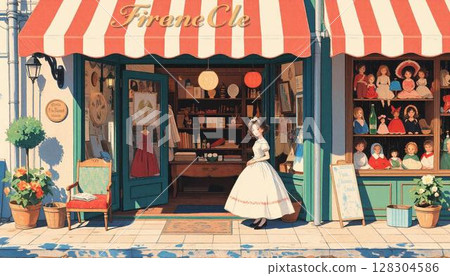 一家時尚的雜貨店 128304586