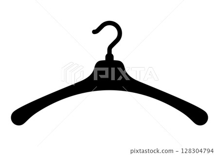 Hanger icon. Clothes hanger sign. Hang for coat, shirt or suit. Hanger icon. Clothes hanger sign. Hang for coat, shirt or suit. 128304794
