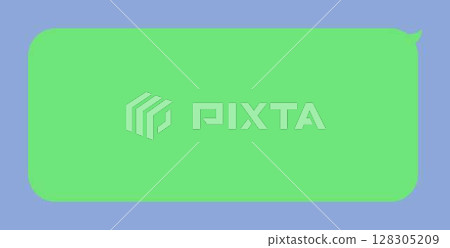 Speech bubble message screen vector 128305209