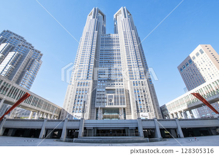 Tokyo Metropolitan Government Building in Shinjuku Ward, Tokyo 128305316