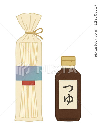 素面和湯的插圖 128306217