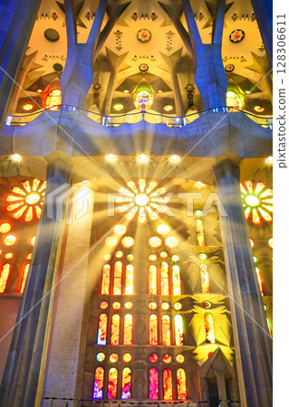 The gorgeous interior of Barcelona's Sagrada Familia The gorgeous interior of Barcelona's Sagrada Familia 128306611