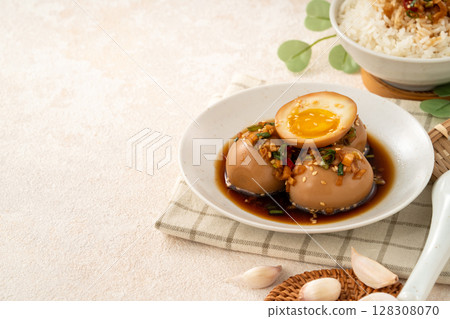 soft-boiled egg egg anesthetic egg Korean mayak egg Crowasan anesthetic tamago 128308070