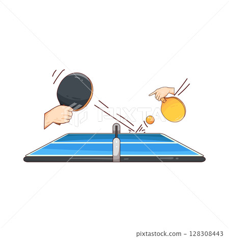 illustration of ping pong  128308443