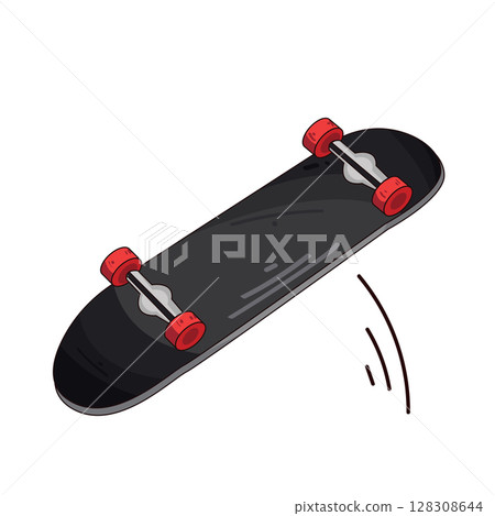 illustration of skateboard 128308644