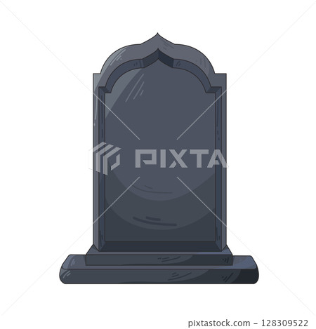 illustration of muslim grave 128309522
