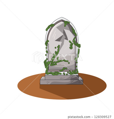 illustration of muslim grave 128309527