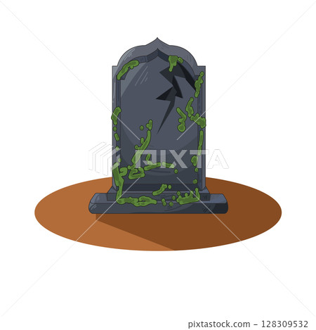 illustration of muslim grave 128309532