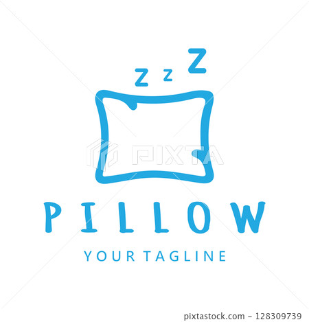 Creative logo designs for pillows, blankets, bed sheets and beds, sleep, zzz, clock, moon and stars. Creative logo designs for pillows, blankets, bed sheets and beds, sleep, zzz, clock, moon and stars. 128309739