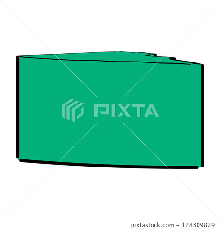 Handwritten_Azerbaijan_Kuba_Vector_Isometric_Illustration 128309829