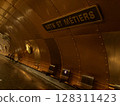 A metro station (Arts et Métiers) in Paris, France 128311423