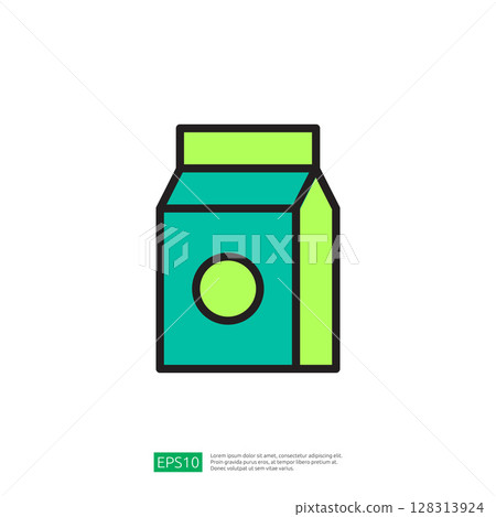 Colorful Farming Icon Representing Agriculture and Crop Production with Green and Blue Design Elements Colorful Farming Icon Representing Agriculture and Crop Production with Green and Blue Design Elements 128313924