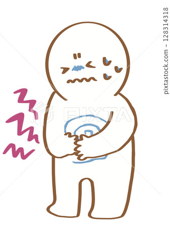 People with rumbling stomach pains People with rumbling stomach pains 128314318