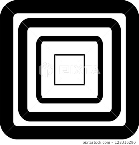 Squares rounded line gradient. Technology geometric Squares rounded line gradient. Technology geometric 128316290