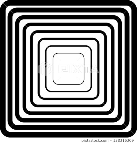 Squares rounded line gradient. Technology geometric Squares rounded line gradient. Technology geometric 128316309