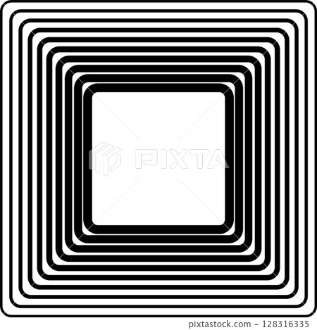 Squares rounded line gradient. Technology geometric Squares rounded line gradient. Technology geometric 128316335