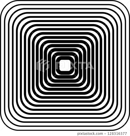 Squares rounded line gradient. Technology geometric Squares rounded line gradient. Technology geometric 128316377