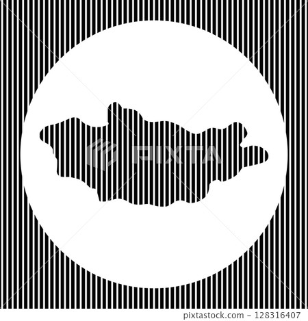 mongolia map icon 128316407
