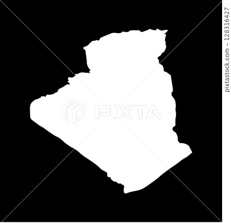 Algeria map icon 128316427
