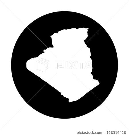 Algeria map icon 128316428