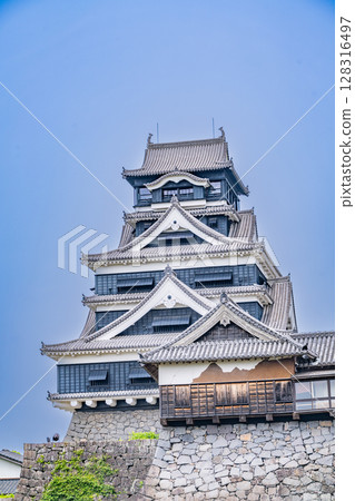 (Kumamoto Prefecture) Kumamoto Castle undergoing restoration work following earthquake damage (Kumamoto Prefecture) Kumamoto Castle undergoing restoration work following earthquake damage 128316497
