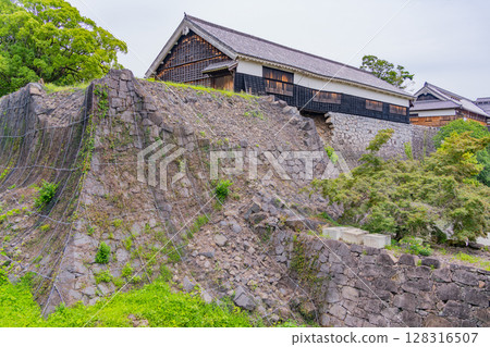 (熊本縣)熊本城在地震後進行修復工作 (熊本縣)熊本城在地震後進行修復工作 128316507