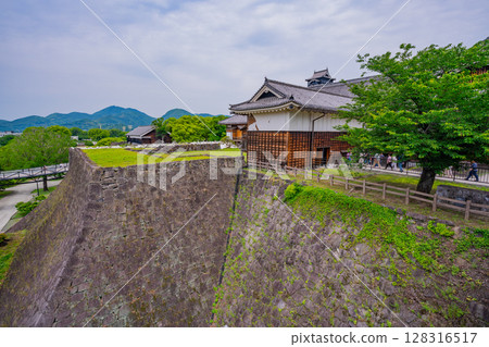 （熊本縣）熊本城在地震後進行修復工作 128316517