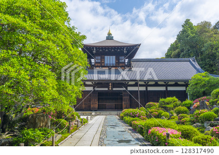東福寺開山道新綠季節(京都市東山區) 東福寺開山道新綠季節(京都市東山區) 128317490