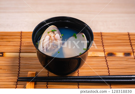 Clam soup Clam soup 128318830