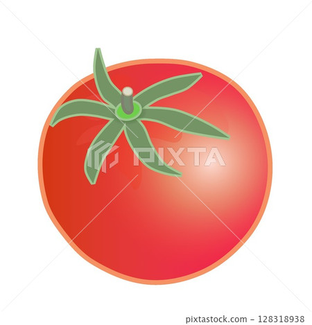 Illustration of cherry tomato 128318938