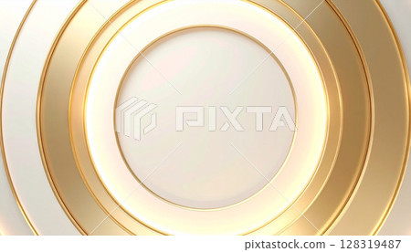 Simple background of shining gold ring Simple background of shining gold ring 128319487