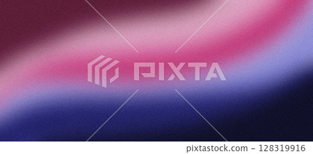 Abstract wave pattern in soft pastel colors, blending shades of pink, purple, and blue, creating a serene and calming visual experience for artistic backgrounds 128319916