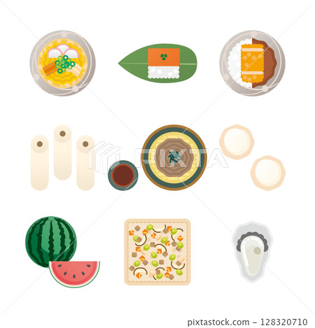 鳥取美食插圖集 128320710