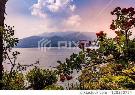 Villa Monastero, lake Como, Varenna, italy 128320734