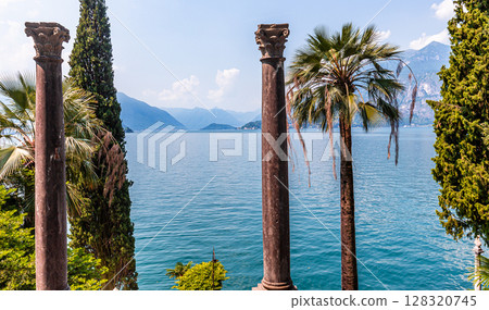 Villa Monastero, lake Como, Varenna, italy 128320745