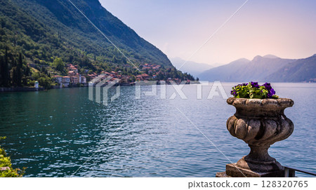 Villa Monastero, lake Como, Varenna, italy Villa Monastero, lake Como, Varenna, italy 128320765