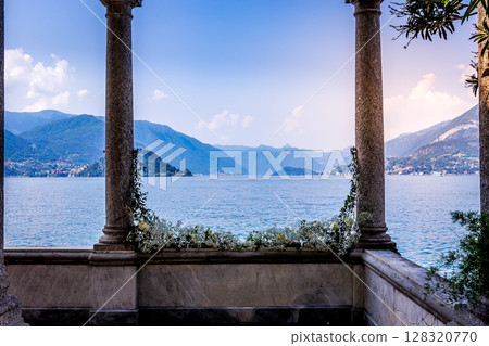 Villa Monastero, lake Como, Varenna, italy Villa Monastero, lake Como, Varenna, italy 128320770