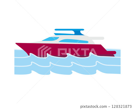 巡洋艦、船舶、高速船插圖 巡洋艦、船舶、高速船插圖 128321873
