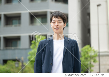 A young man with a smile 128321940