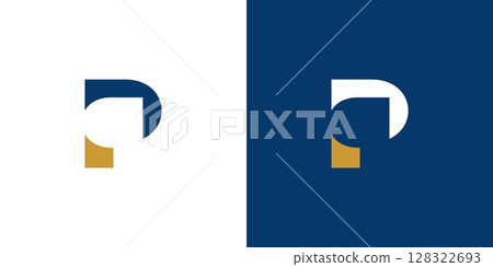 modern and unique letter PP initials logo design 128322693