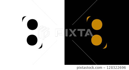 Modern and unique number 8 logo design Modern and unique number 8 logo design 128322696