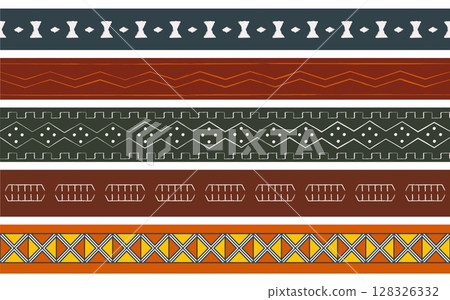 West Africa cloth seamless patterns West Africa cloth seamless patterns 128326332