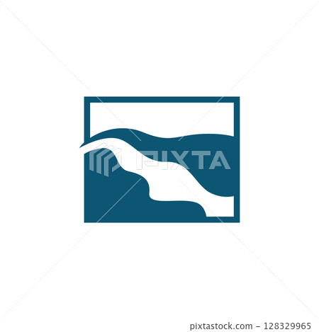 river logo design beautiful natural river scenery with simple minimalist concept illustration of product brand template river logo design beautiful natural river scenery with simple minimalist concept illustration of product brand template 128329965