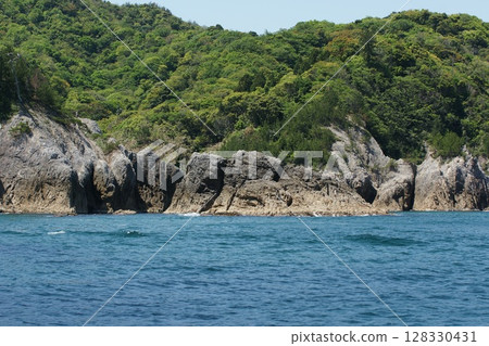 鳥取四季漫步 春季松島遊覽船 鳥取四季漫步 春季松島遊覽船 128330431