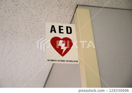 AED (signboard) image 128330896