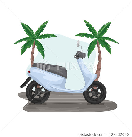 Illustration of Scooter   128332090