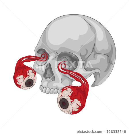 Illustration of Eyeball Illustration of Eyeball 128332546