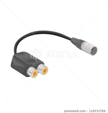 Illustration of Jack connector 128332769