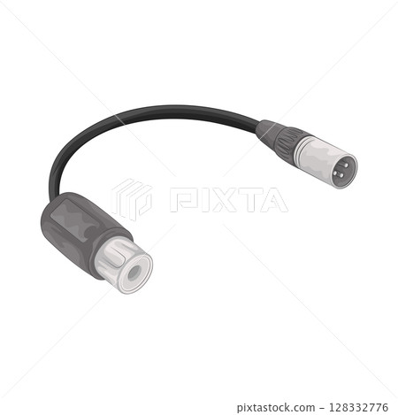 Illustration of Jack connector 128332776